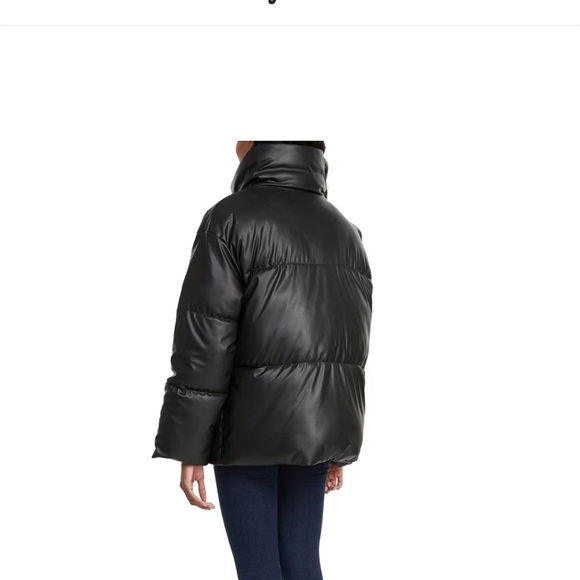 Lord and Taylor NVLT Vegan Leather Puffer - Picture 5 of 5